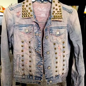 barely worn, aéropostale jeans jacket